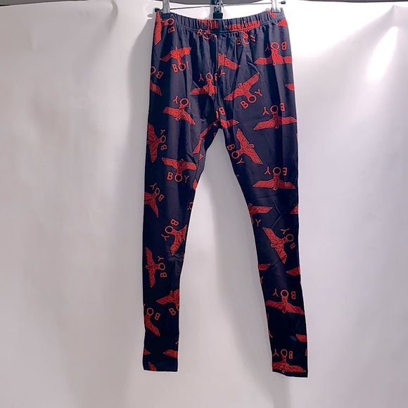 BOY of London red/black heritage leggings - Picture 2 of 4